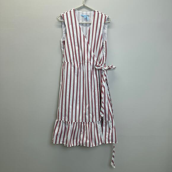 Draper James
Stripe Faux Wrap Tank Dress ❤️🩹 - Picture 6 of 12